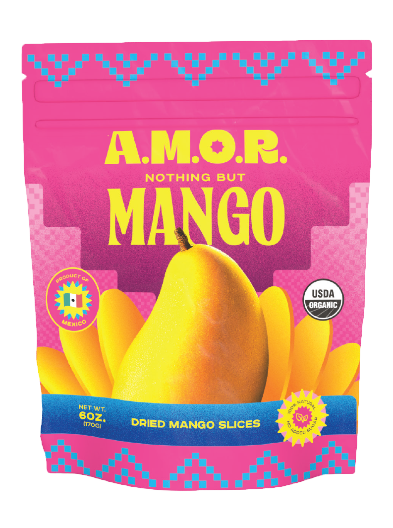 AMOR - Organic Dried Mango 6 oz.